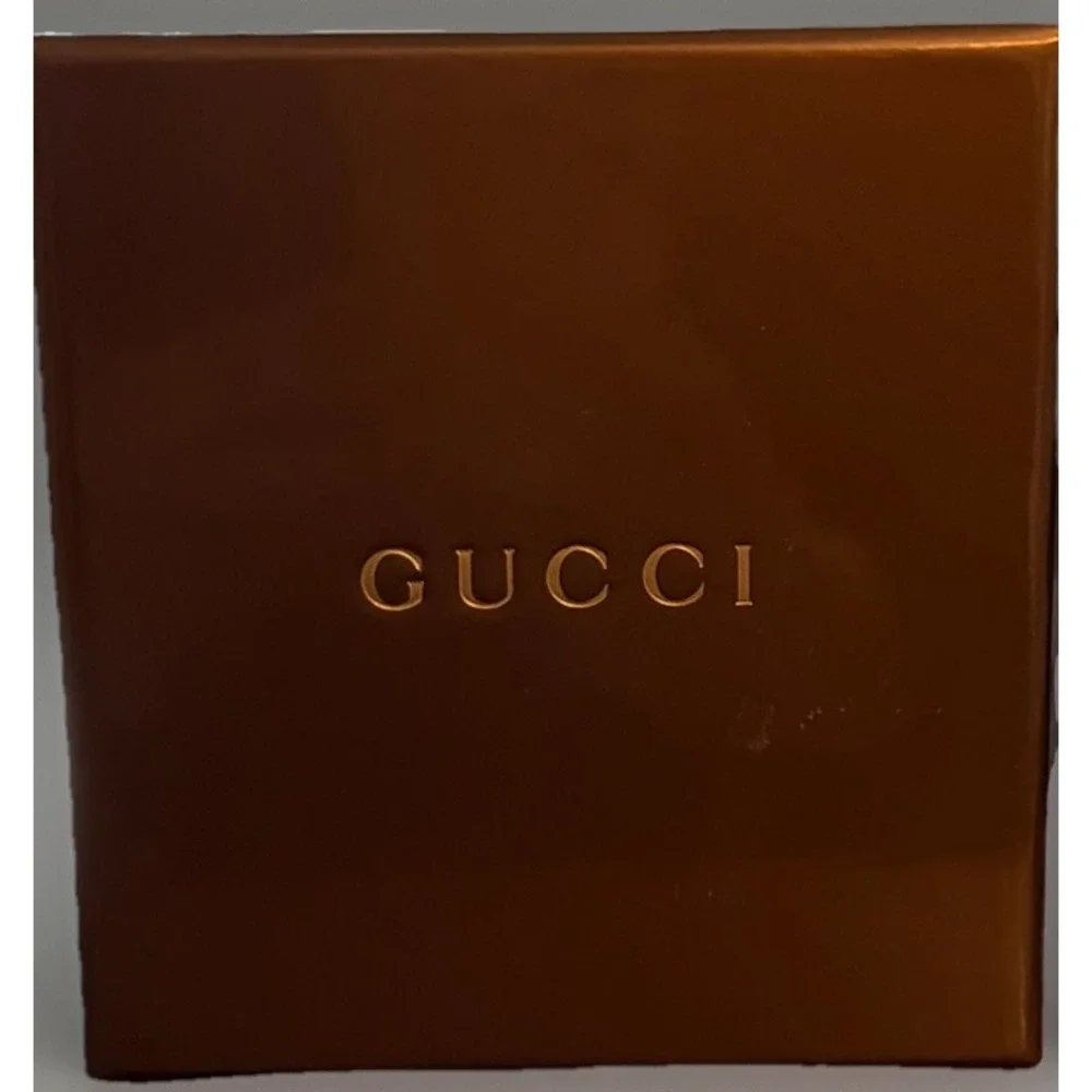 Gucci Watch Box Presentation Brown Cardboard Display Gift Empty With Booklet